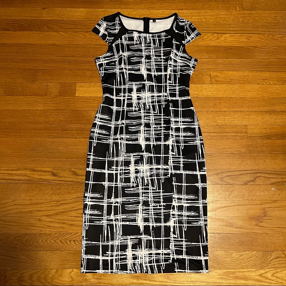 Amazon black and white dress- Medium